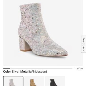 Betsy Johnson Rhinestone Boots